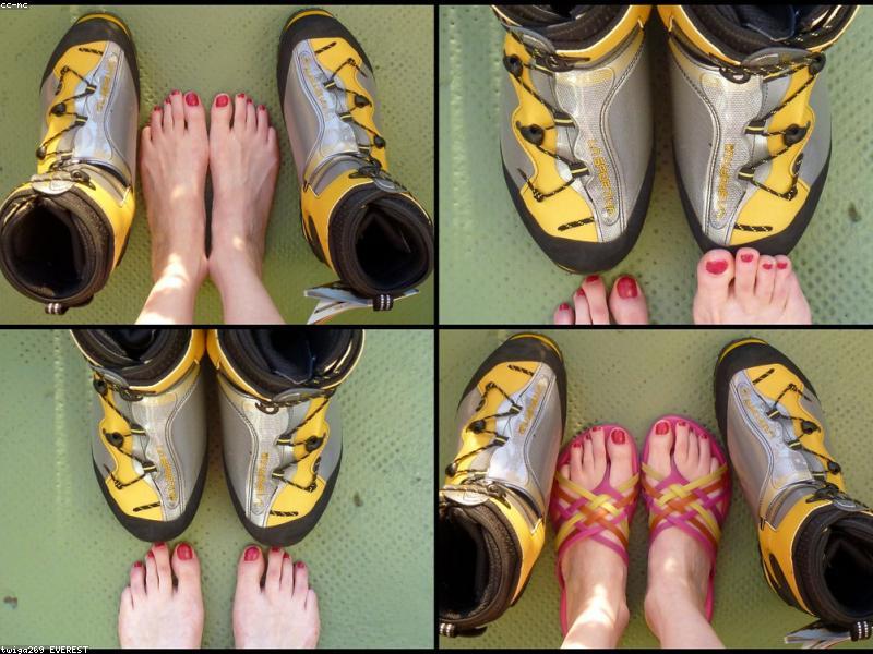 Adult climbing shoes
